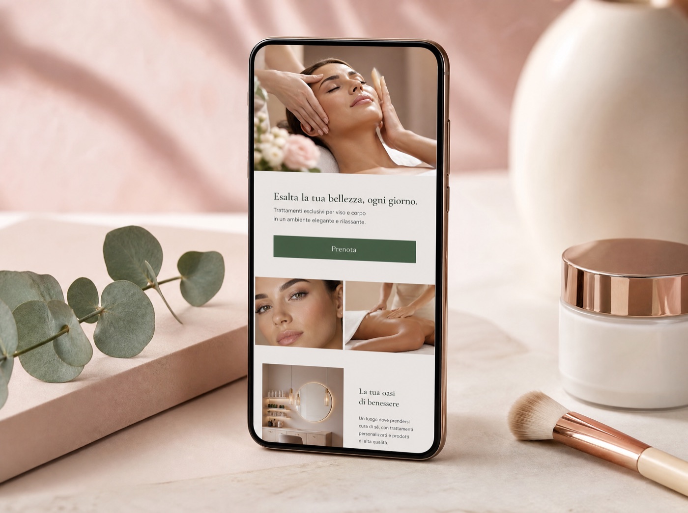 Centro estetico con sito online